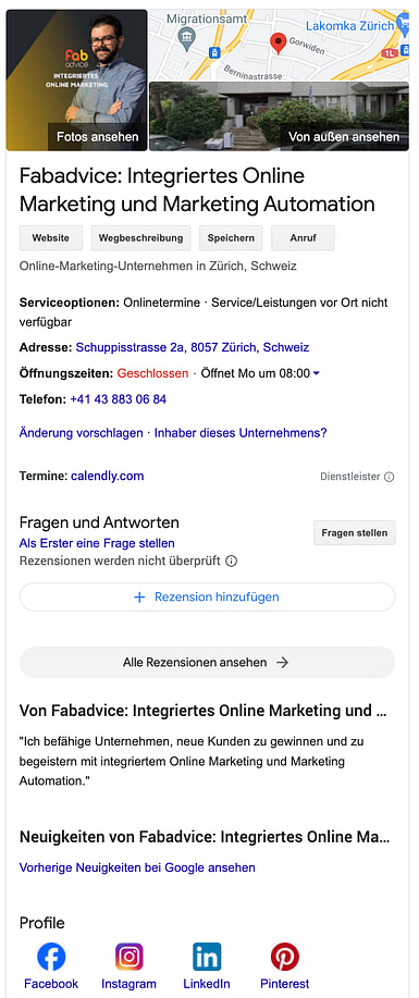 Beispiel Local Knowledge Graph