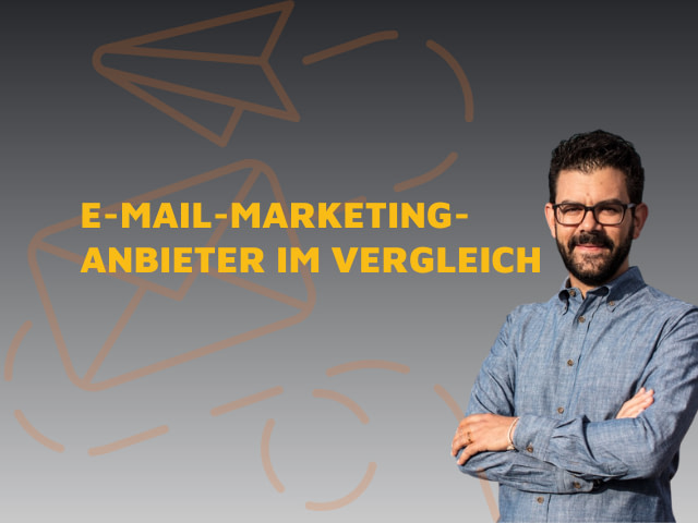 Titelbild Blogbeitrag: E--mail Marketing Anbieter im Vergleich.