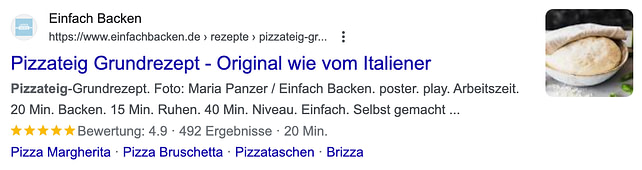 rezept-suresultat Rezept Result