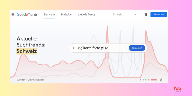 Screenshot Google Trends
